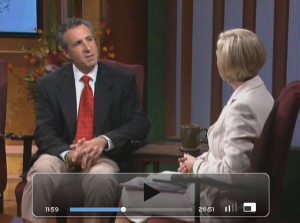 Me with Johnnette Benkovic on EWTN's Women of Grace television program